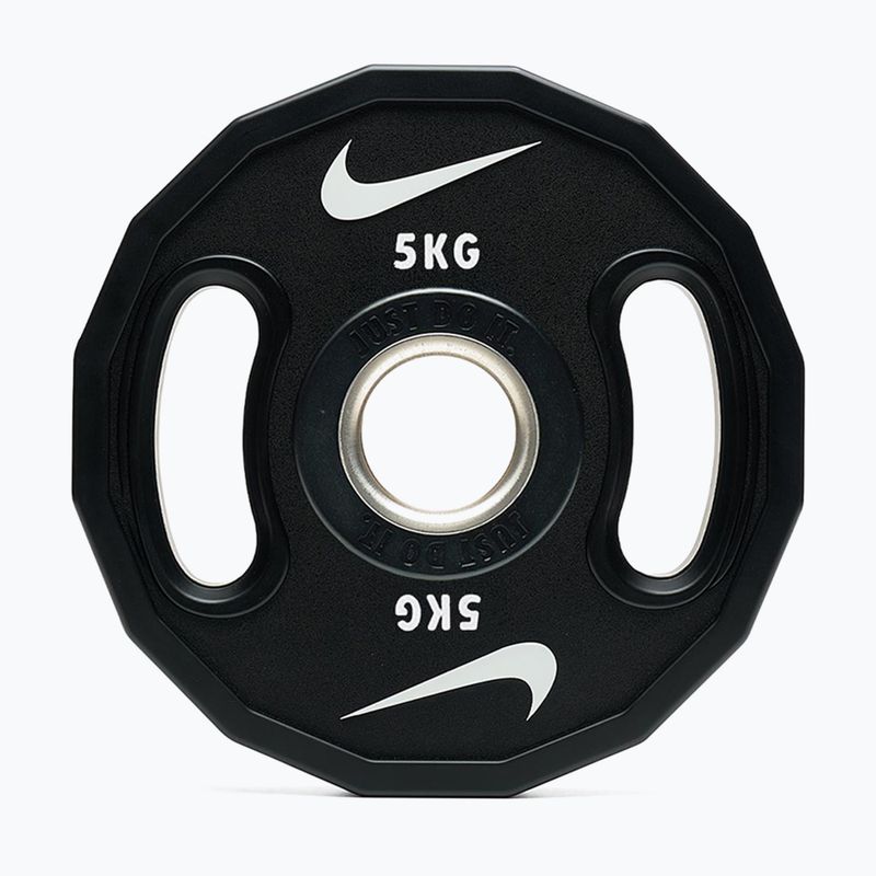 Olympijské kotouče Nike Strength Pro Urethane Plates 2 x 5 kg black/white