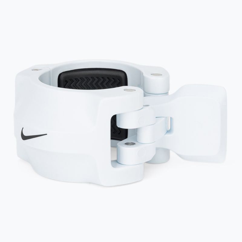 Svorky na činku Nike Strength Barbell Collars 2 pcs. white/black 2