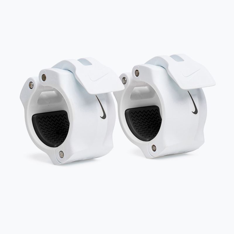 Svorky na činku Nike Strength Barbell Collars 2 pcs. white/black 4