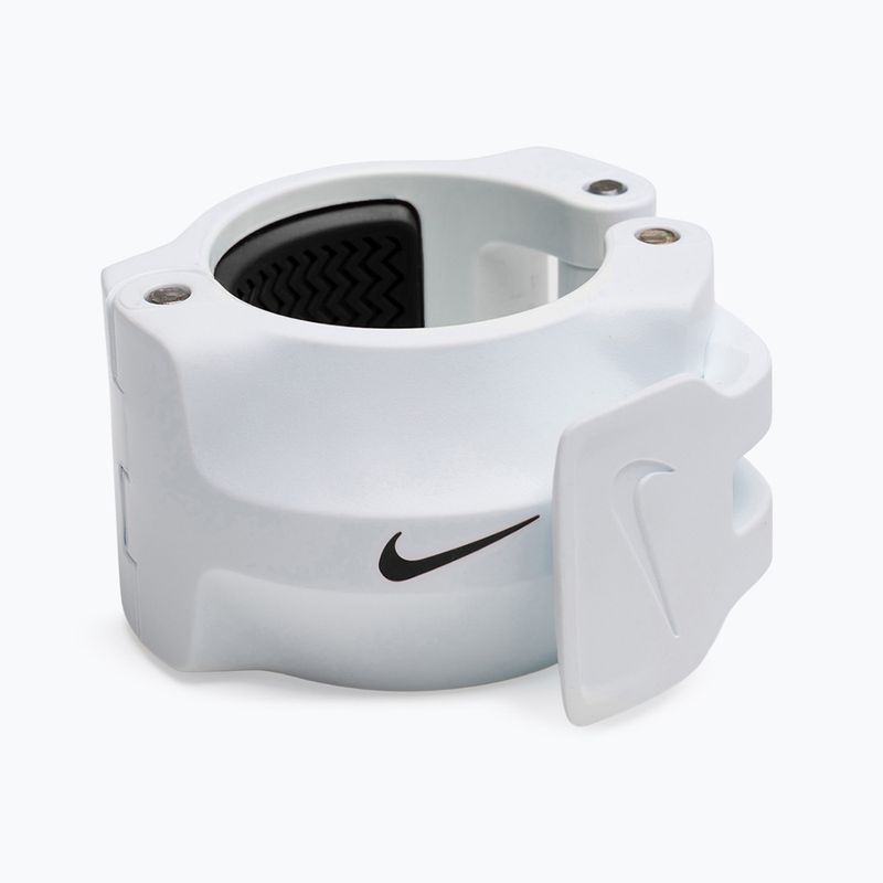 Svorky na činku Nike Strength Barbell Collars 2 pcs. white/black 8