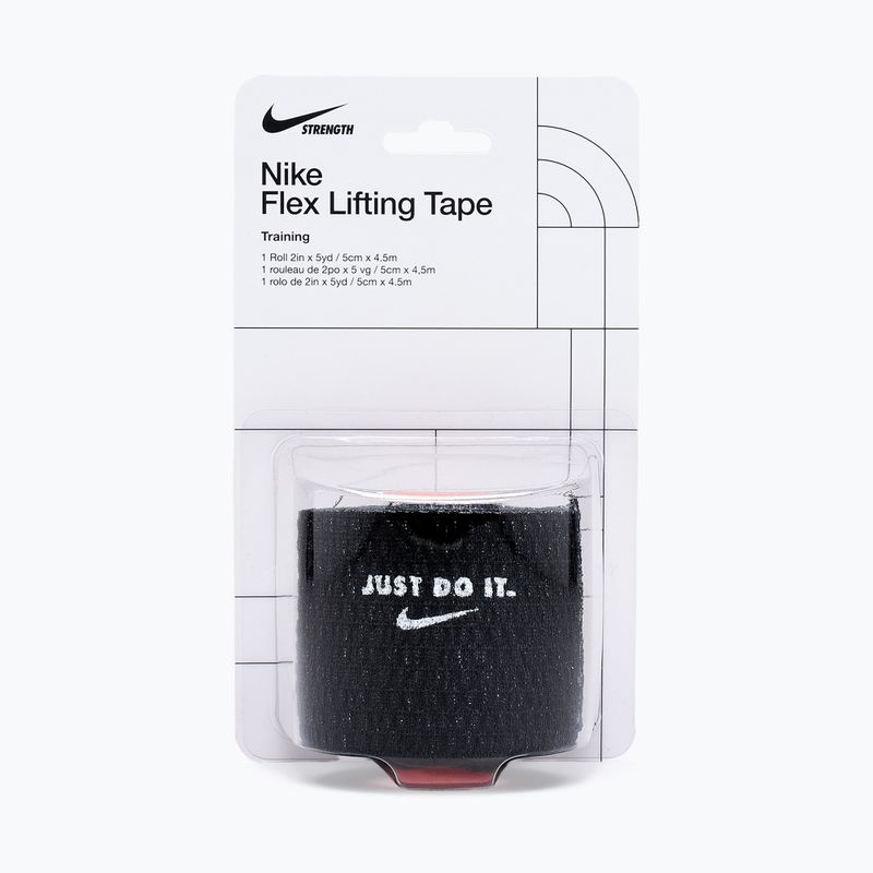 Kohezivní elastický obvaz Nike Strenght Flex Lifting Tape black/white 7