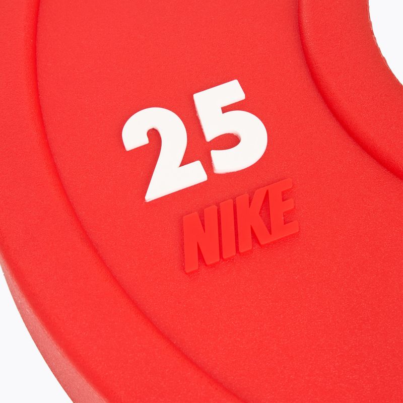 Nárazníkové zatížení Nike Strength Pro Urethane Bumper Plates 25 kg red/white 3