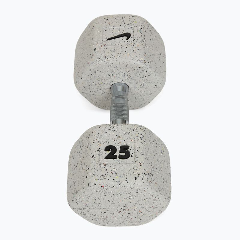 Gumová činka Nike Strength Grind Dumbbell 25 kg wolf grey 2