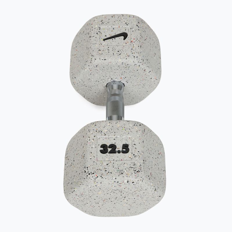 Gumová činka Nike Strength Grind Dumbbell 32,5 kg wolf grey 2