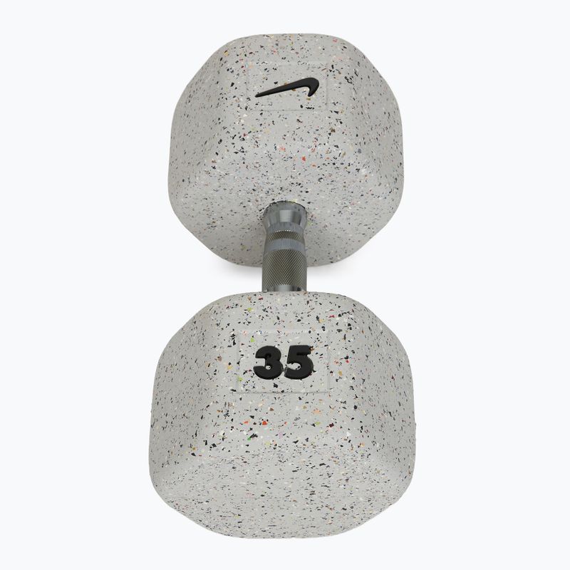 Gumová činka Nike Strength Grind Dumbbell 35 kg wolf grey 2