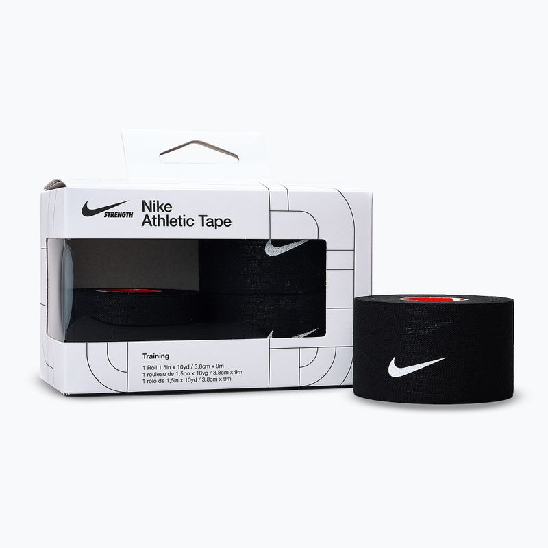 Kohezivní elastický obvaz Nike Strenght Athletic Tape black/white 2