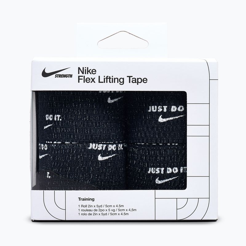 Kohezivní elastický obvaz Nike Strenght Flex Lifting Tape black/white 2
