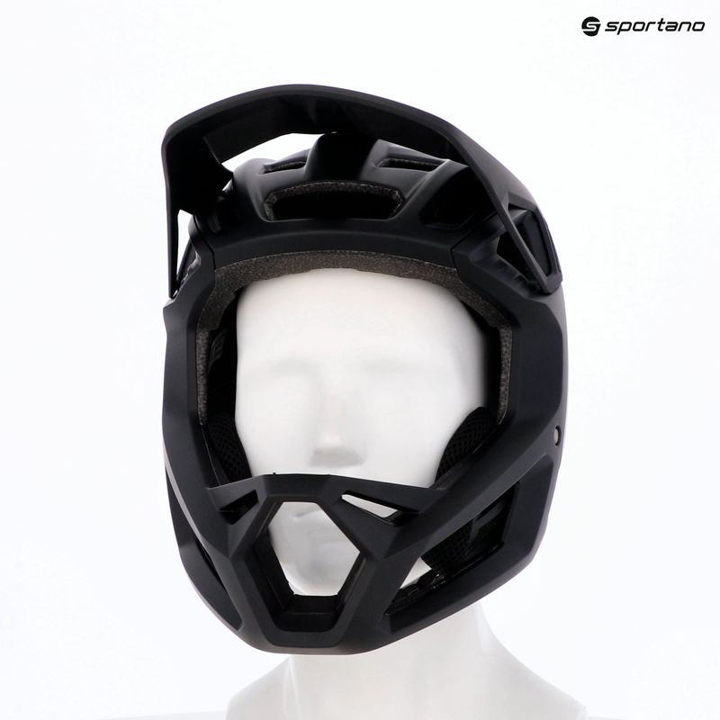 Cyklistická přilba Fox Racing Proframe matte black 12