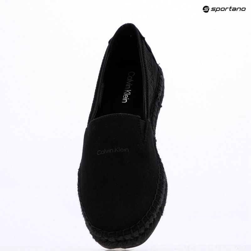 Pánské espadrilky Calvin Klein HM0HM02075 Webbing triple black 9