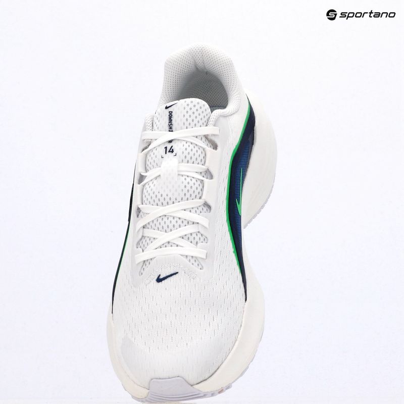 Pánské běžecké boty Nike Downshifter 14 white/midnight navy/green spark 9
