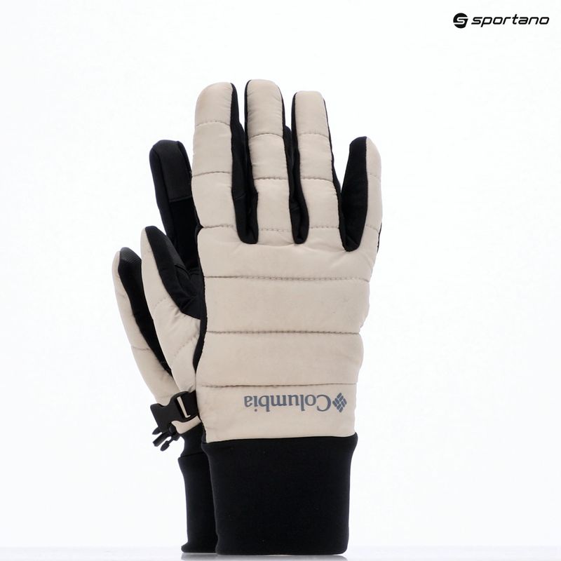 Dámské trekkingové rukavice Columbia Powder Lite II dark stone 4
