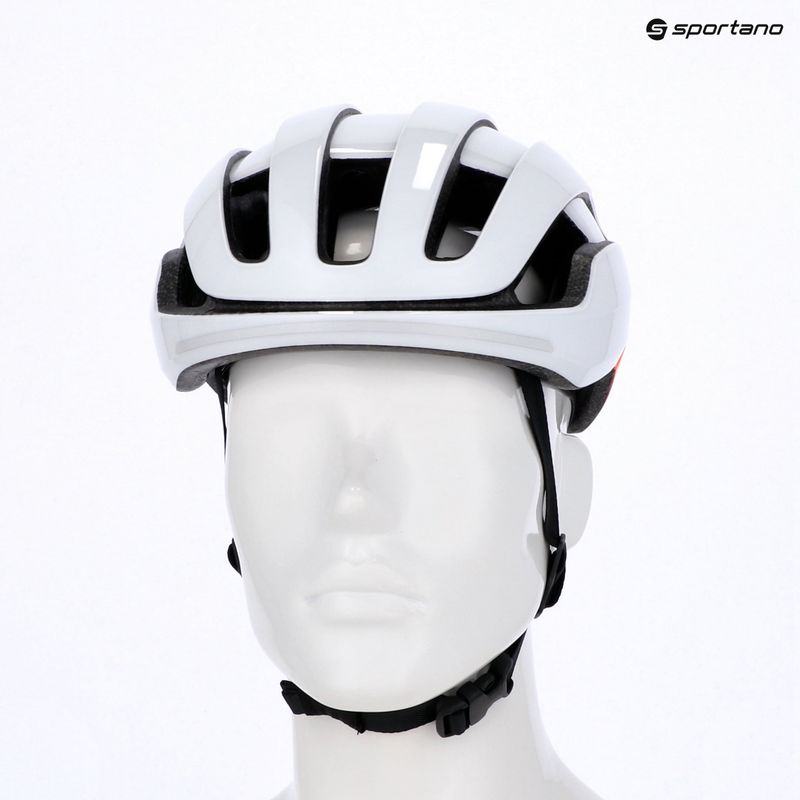 Cyklistická přilba  POC Omne Beacon MIPS hydrogen white/fluorescent orange matt 6