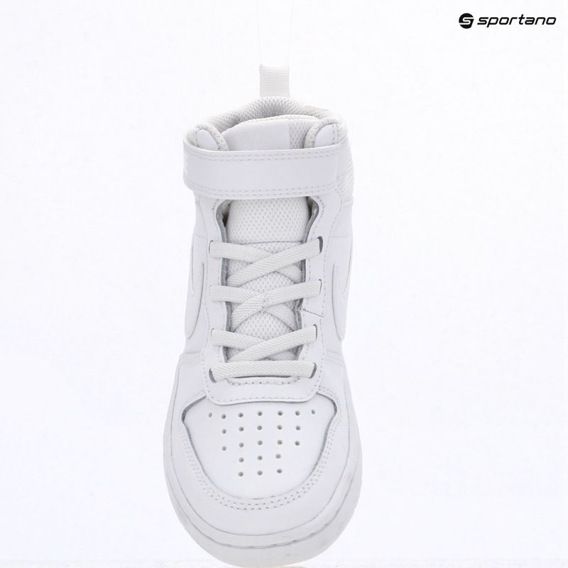 Dětské boty do vody Nike Court Borough Mid 2 white/white/white 9
