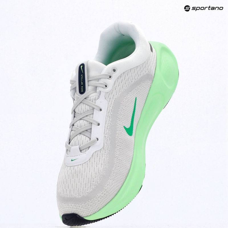 Dětské běžecké boty Nike Stellar Ride white/photon dust/illusion green 9
