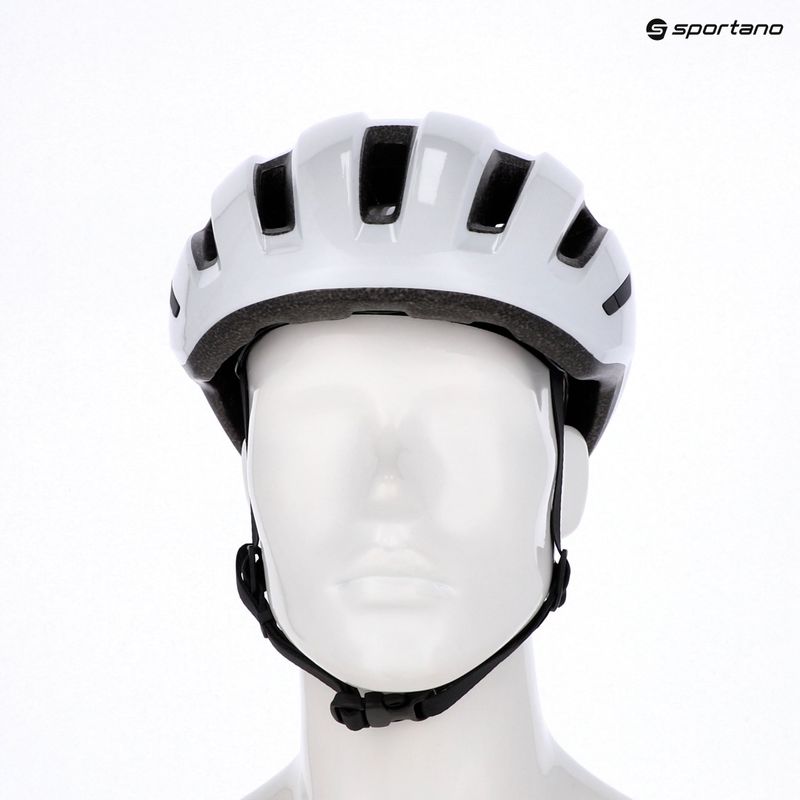 Cyklistická helma MET Miles white glossy 5