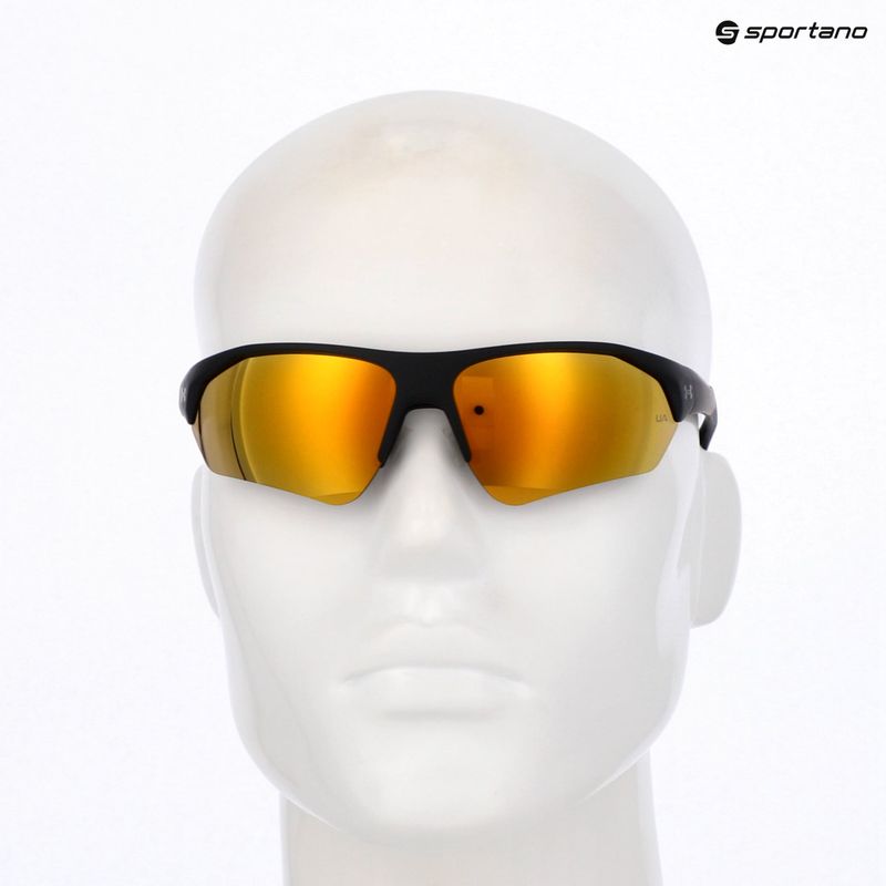Dětské sluneční brýle Under Armour UA 7000/S S3 matte black gold/gold mirror 10