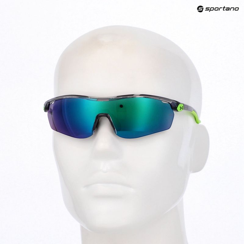 Dětské sluneční brýle Under Armour 7001/S S3 grey/green multilayer 10