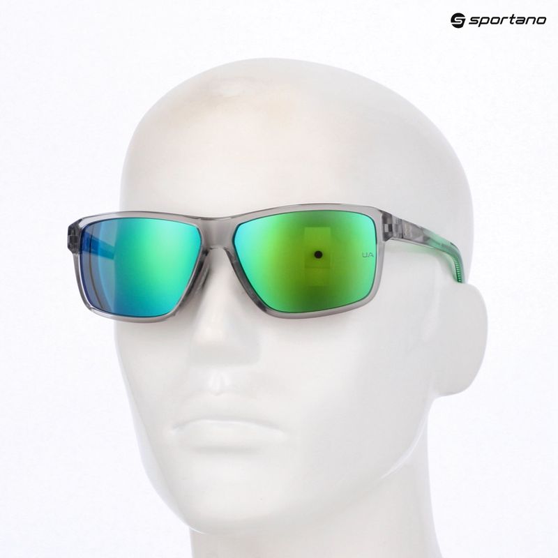 Pánské sluneční brýle Under Armour Kickoff/G S3 grey green/green multilayer 10
