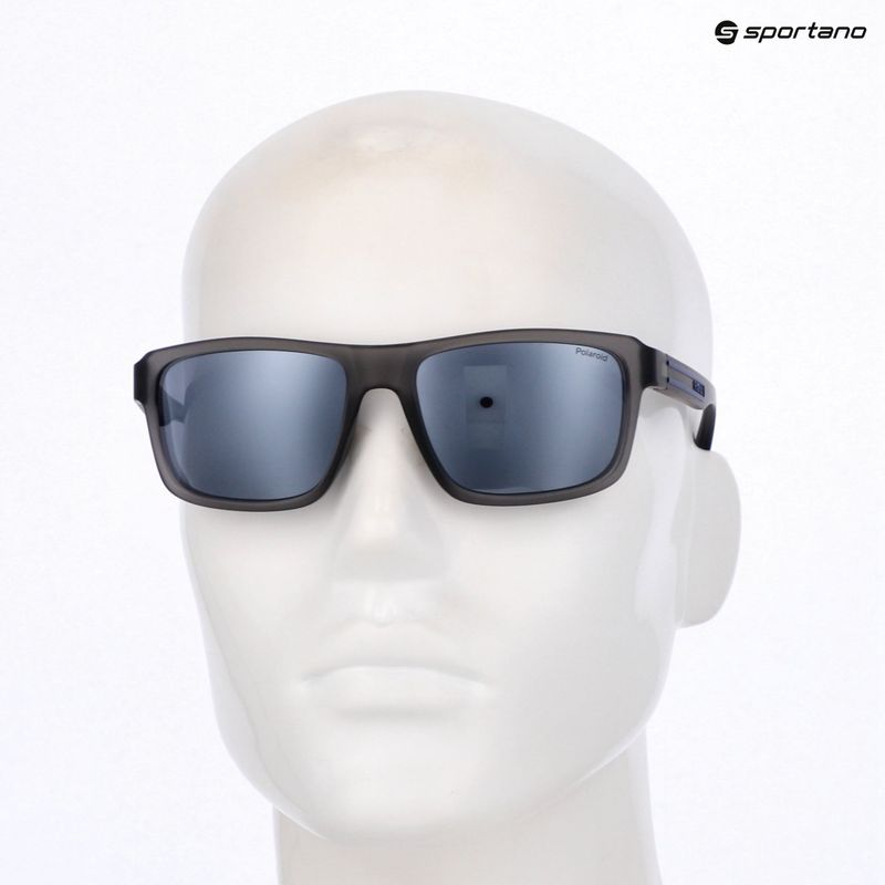 Pánské sluneční brýle Polaroid PLD 2158/S matte grey/grey silver mirror polarized 7