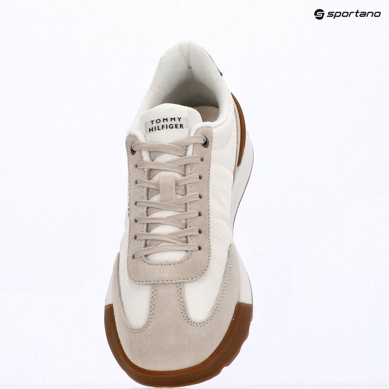 Pánské boty Tommy Hilfiger Retro Runner Mesh Suede Mix classic stone 9