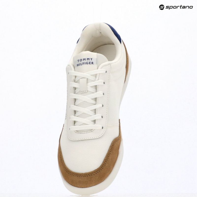 Pánské boty Tommy Hilfiger Low Pro Cupsole Nylon Suede Mix ecru 9