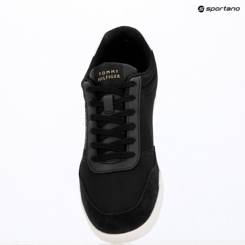 Pánské boty Tommy Hilfiger Low Pro Cupsole Nylon Suede Mix black 9
