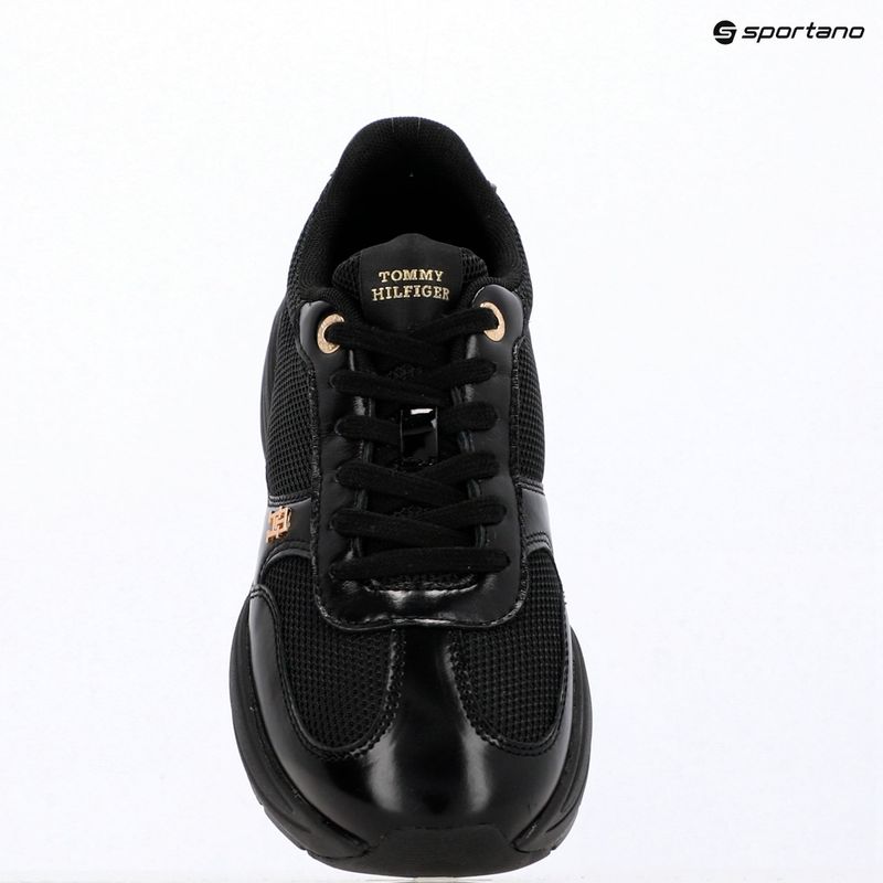 Dámské boty Tommy Hilfiger ModernRunner Shiny Leather black 9