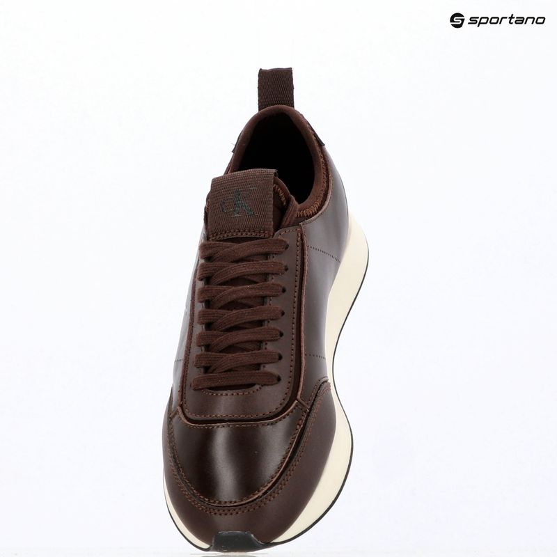 Dámské boty Calvin Klein HW0HW03118 Retro Runner Sock PANL Leather Neo bordeaux 9
