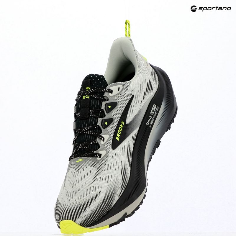 Pánské běžecké boty Brooks Ghost Trail grey/black/nightlife 7