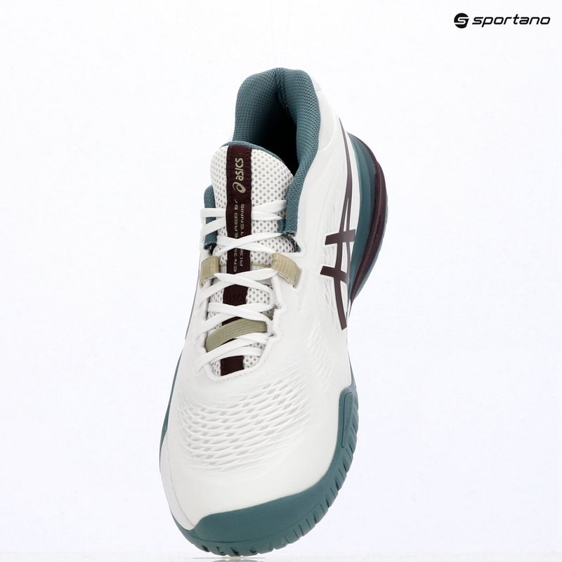 Pánské tenisové boty ASICS Gel-Resolution X white/dark aubergine 6