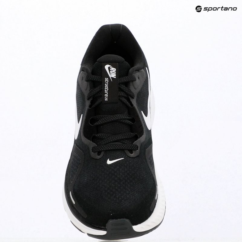 Pánská běžecká obuv Nike Structure 26 Wide black/wolf grey/metallic silver/white 15