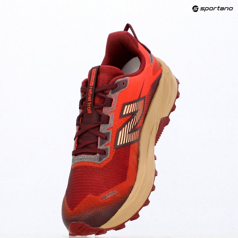 Pánské běžecké boty New Balance Rebel Trail V1 maple/neo flame 12