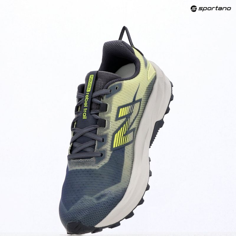 Pánské běžecké boty New Balance Rebel Trail V1 arctic grey/alkaline green 7