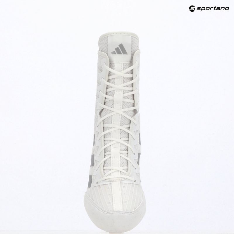 Boxerské boty adidas Box Hog 4 white/silver 9