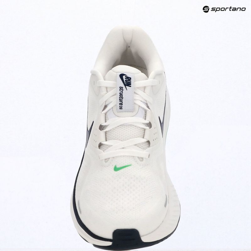 Pánské běžecké boty Nike Structure 26 white/green spark/midnight navy 6