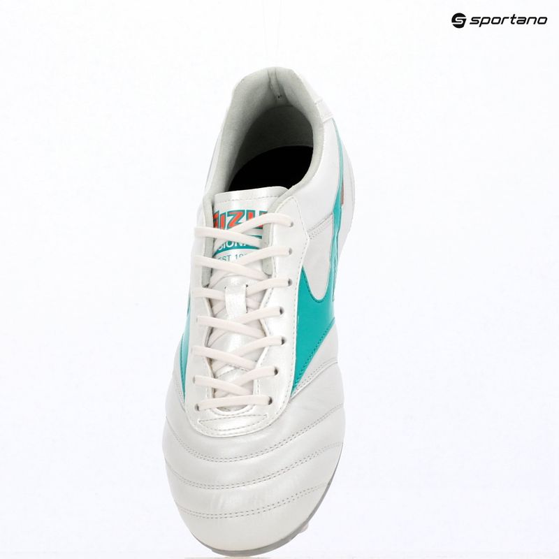 Kopačky Mizuno Morelia II Elite FG white/arcadia/lava orange 9
