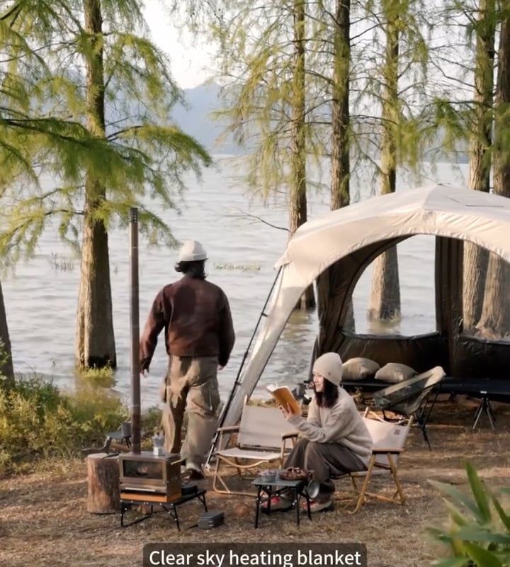 Vyhřívaná deka Naturehike SK90 M cloud gray 7