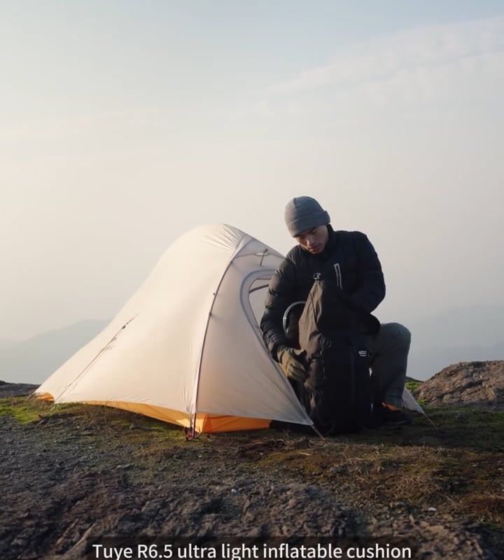 Karimatka Naturehike Tuye R 6.5 carbon silver 6