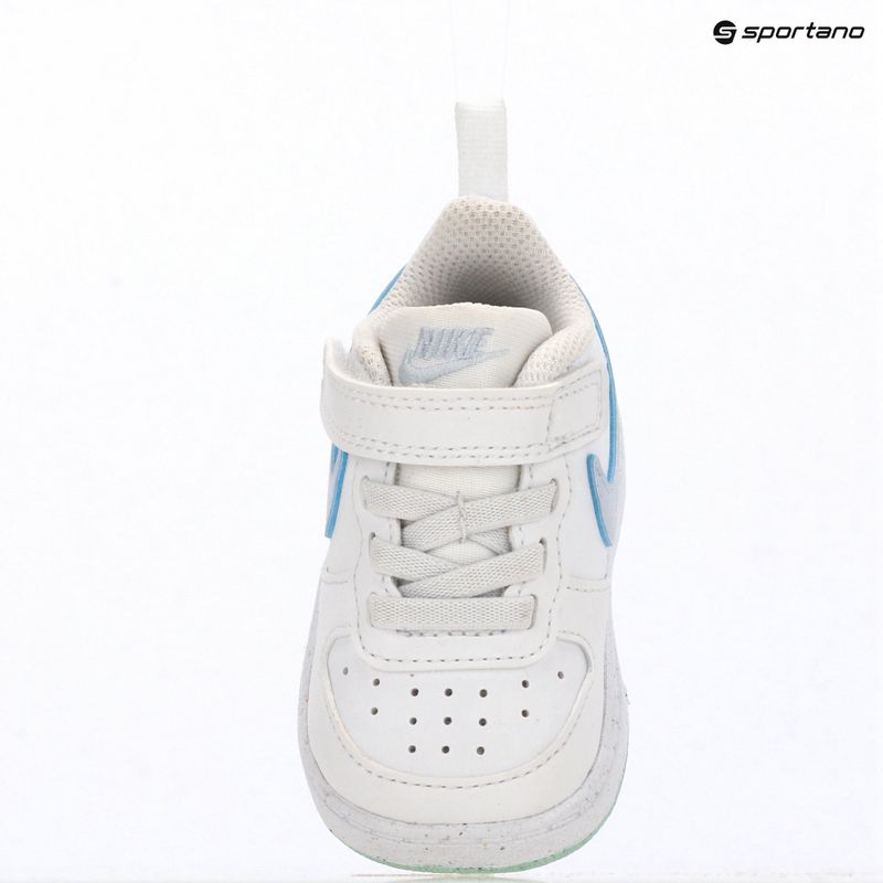 Dětské boty do vody Nike Court Borough Low white/football grey/arctic green 7