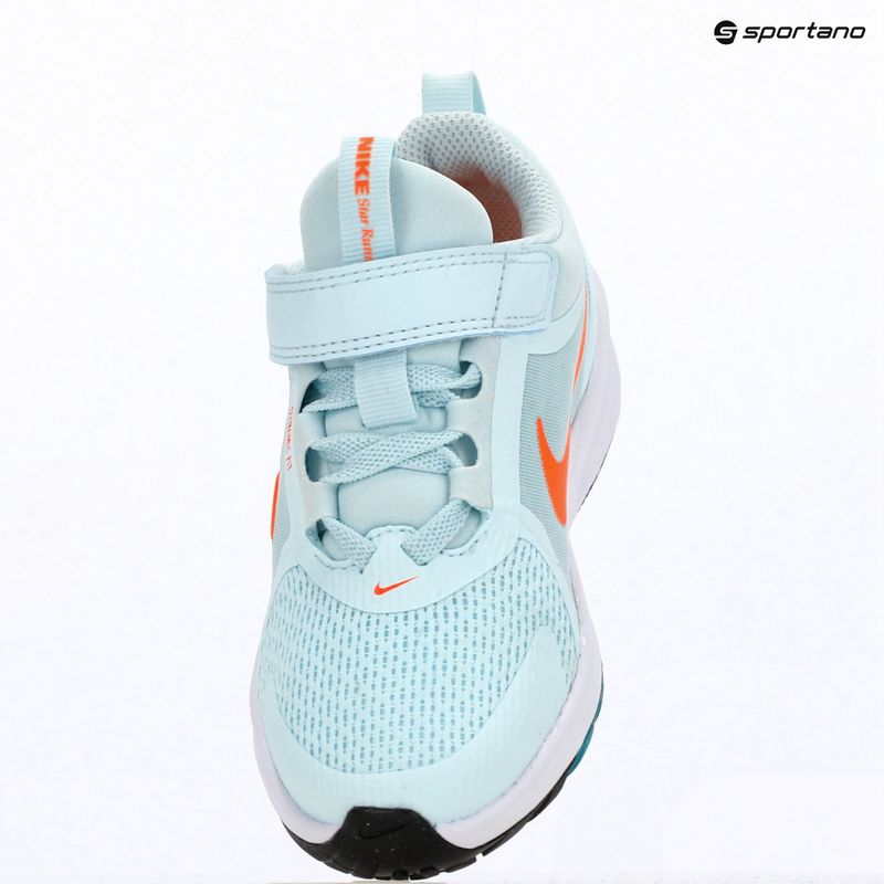 Dětské boty do vody Nike Star Runner 5 glacier blue/energy/black/total orange 8