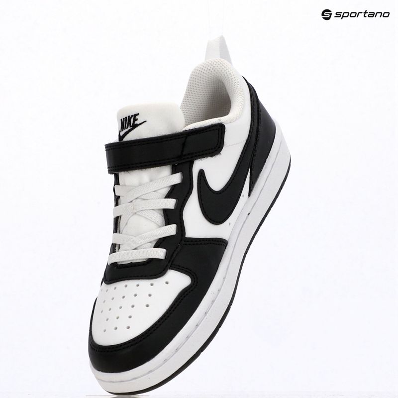 Dětské boty do vody Nike Court Borough Low Recraft white/black 8