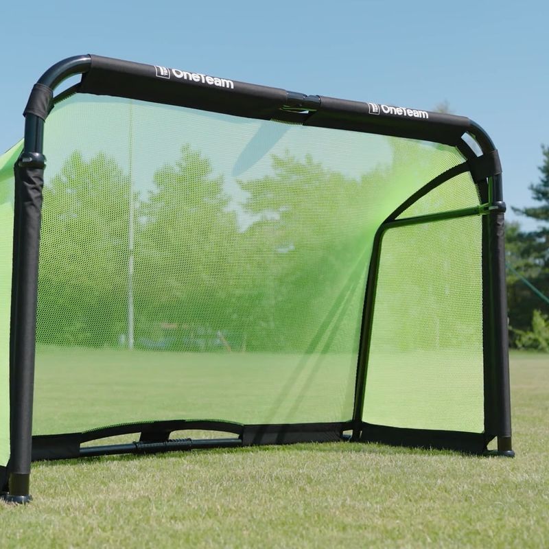 Fotbalová branka OneTeam SWIFTGOAL 180 x 120 cm foldable black/green 13
