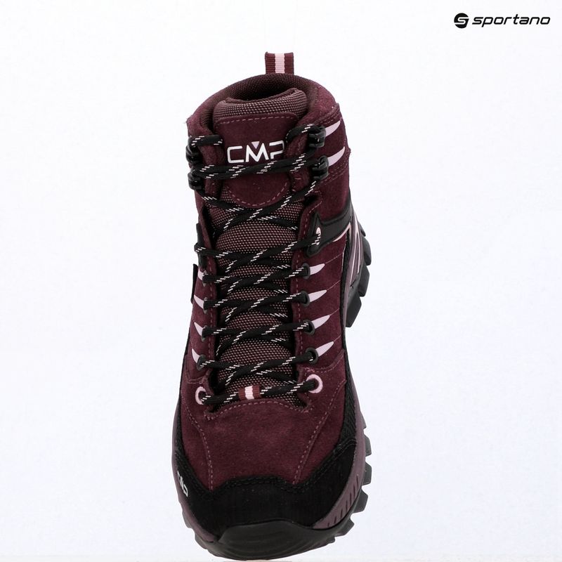 Dámské trekové boty CMP Rigel 2.0 Mid Waterproof plum/soft pink 9