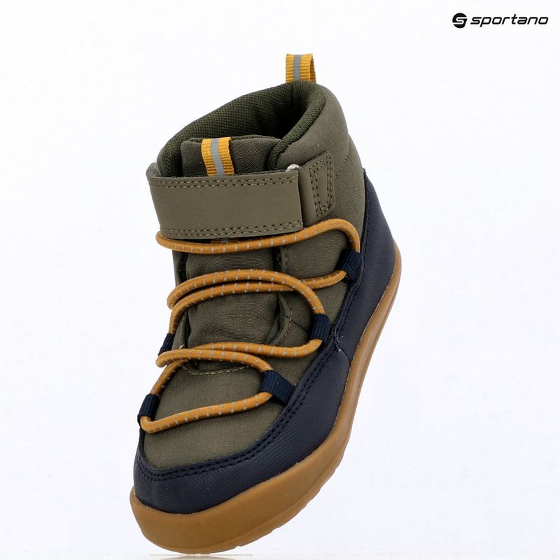 Dětské barefoot boty Viking Birch Barefoot Mid 1V Waterproof navy/olive 9