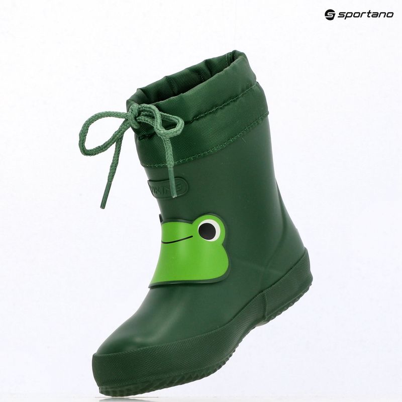 Dětské gumáky Viking Footwear Alv Indie Print zelené 16