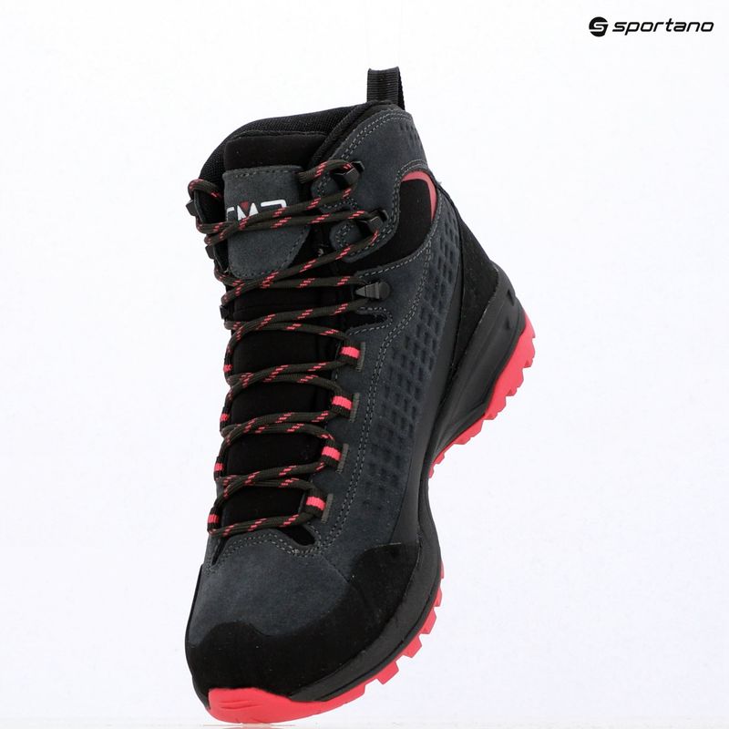 Dámské trekové boty CMP Vertyx Mid Waterproof grey/fuxia 9