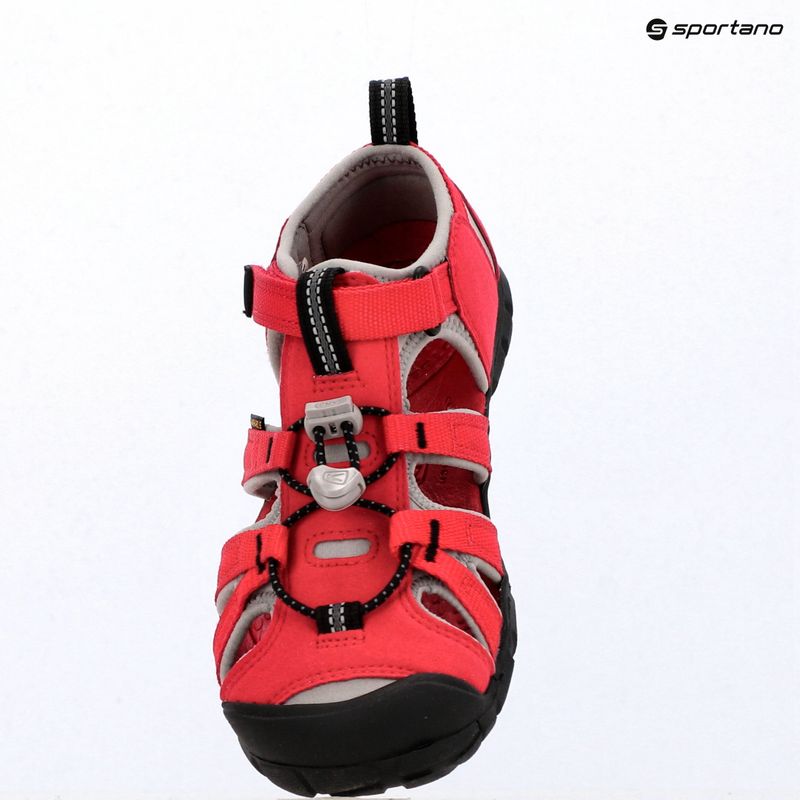Dětské sandály KEEN Seacamp II CNX red/alloy 9