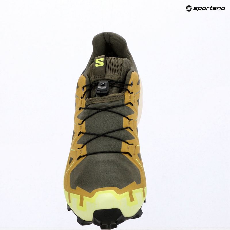 Pánské běžecké boty Salomon Speedcross 6 GTX grape leaf/aspargus green 16