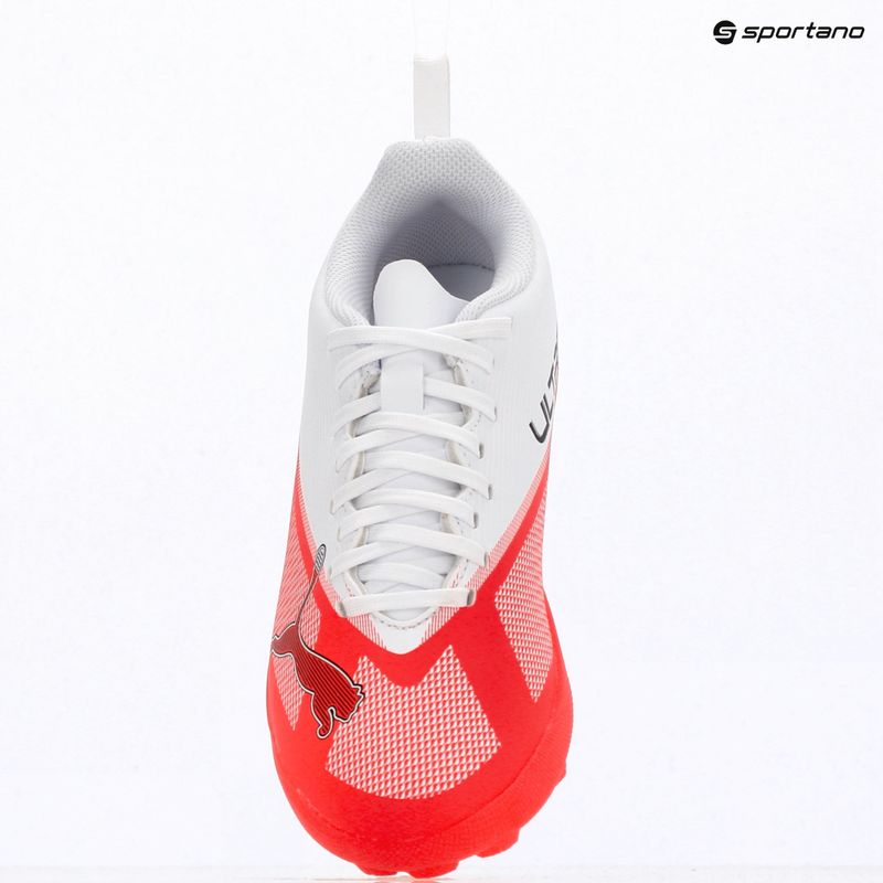 Dětské kopačky PUMA Ultra 7 Play TT Jr ultra red/puma black/puma white 9