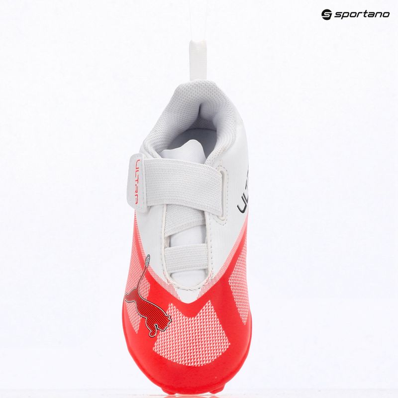 Dětské kopačky PUMA Ultra 7 Play V FG/AG RB Jr ultra red/puma black/puma white 9